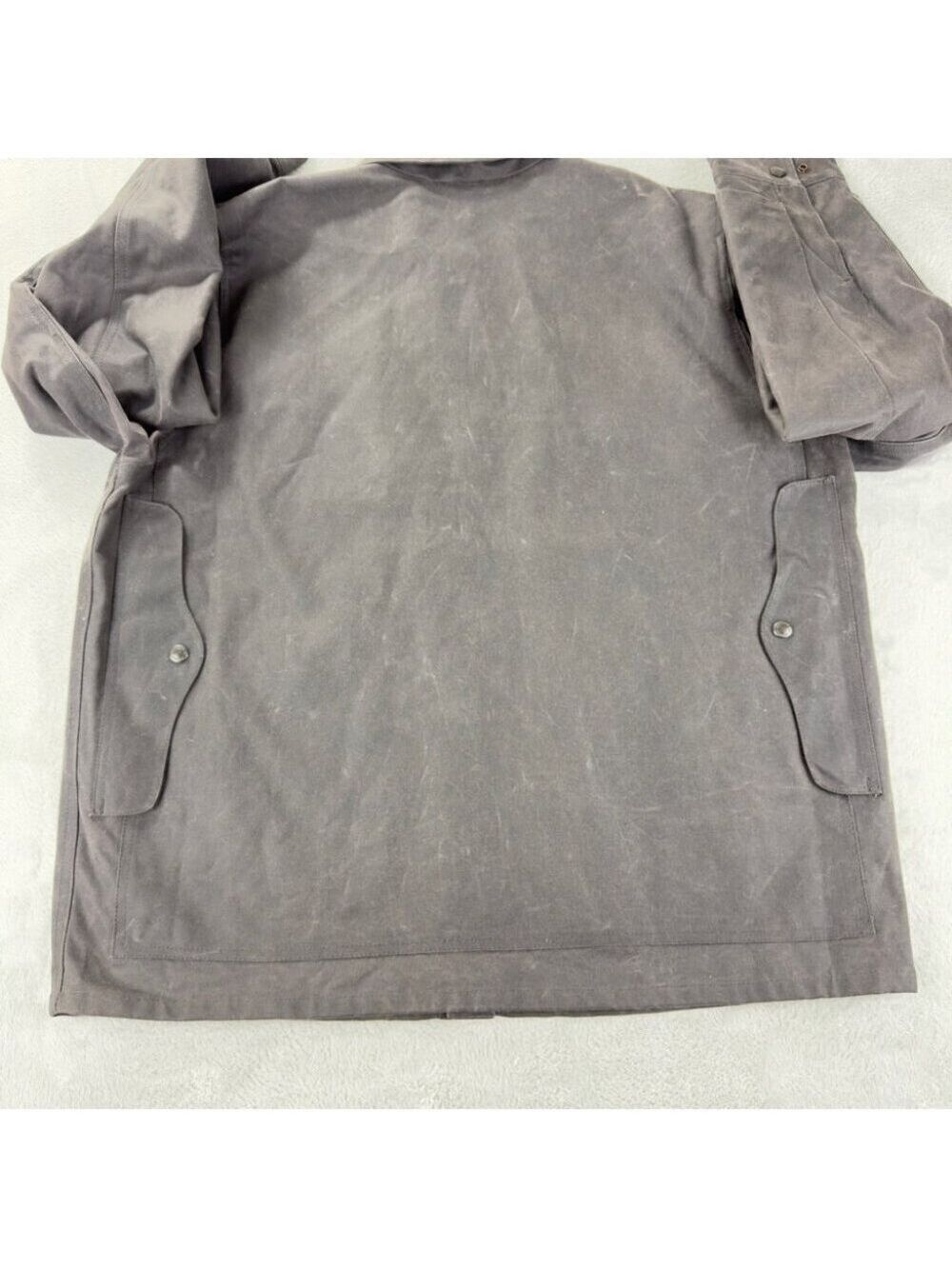 CC Filson Tin Cloth Short Lined Cruiser Jacket Mens XL Black Waxed Canvas - Picture 5 of 16